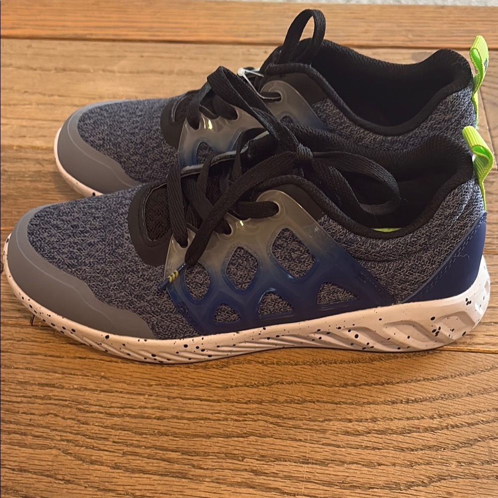 Target Blue and Black Sneakers with Breathable Mesh